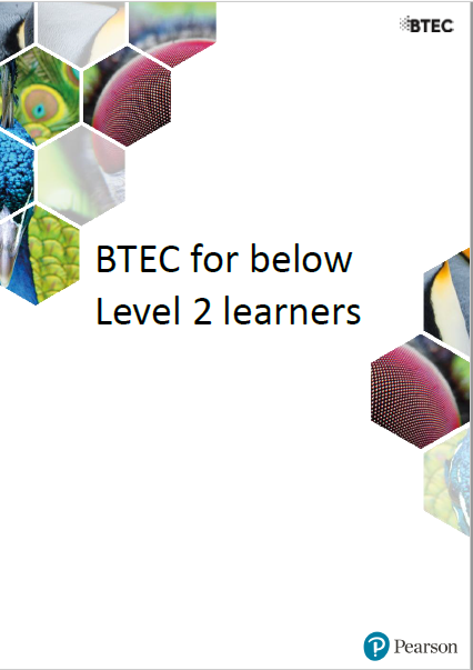 Overview Guide - BTEC Below Level 2 qualifications